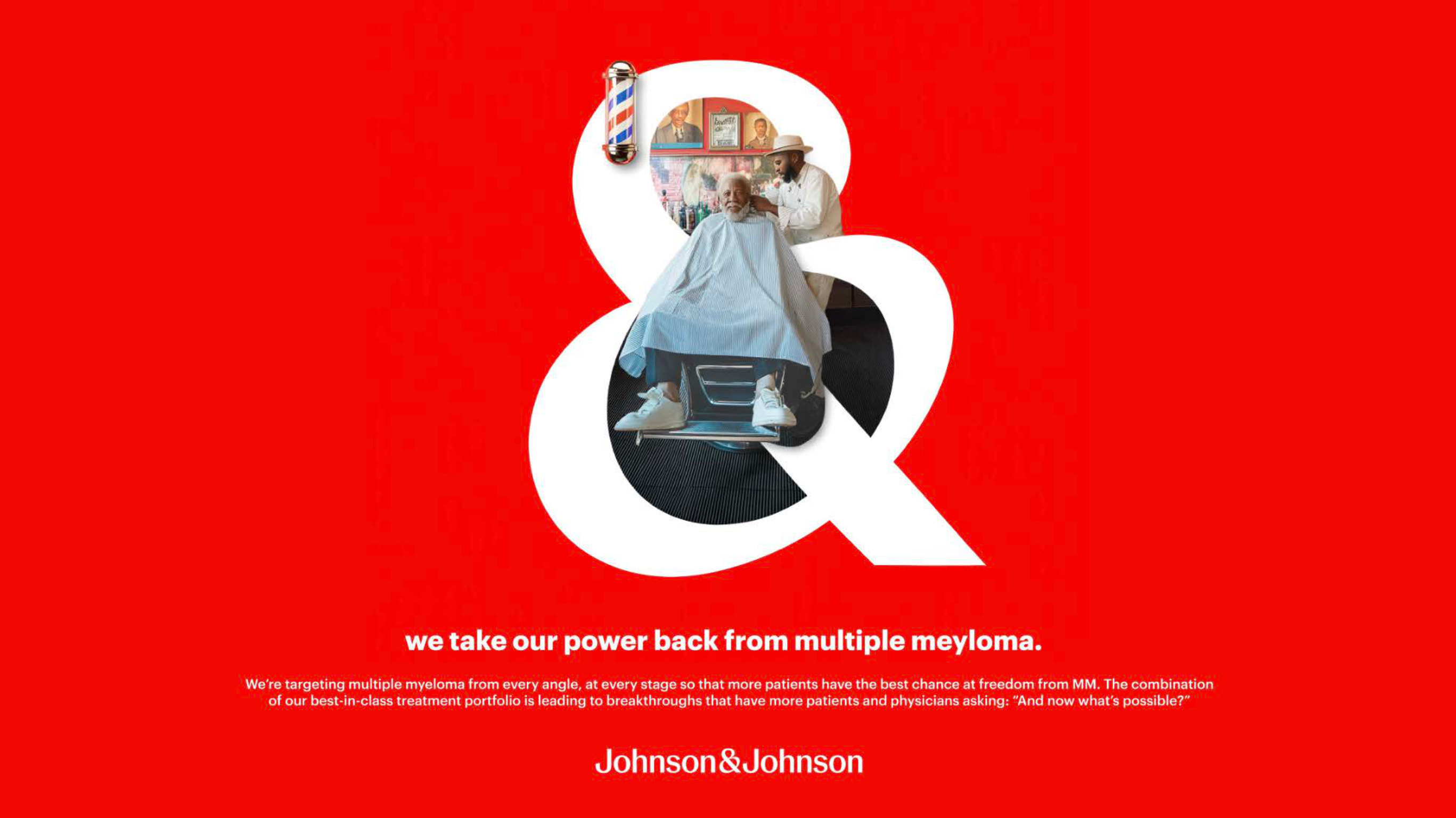 Johnson & Johnson multiple myeloma ad: we take our power back from multiple myeloma